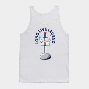 long live legend viking sword and helmet Tank Top